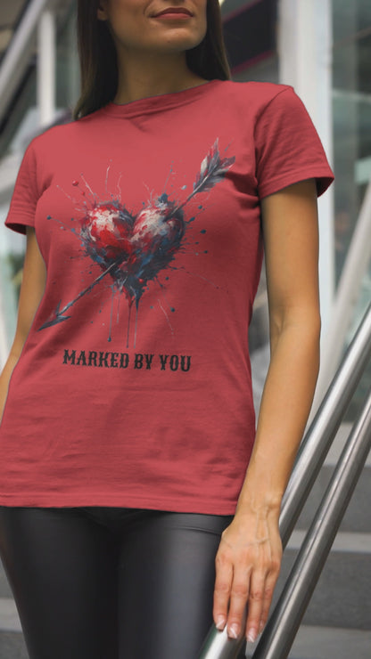 Shirt "Marked By You" – Minimalist Graphic Tee for Unique Souls