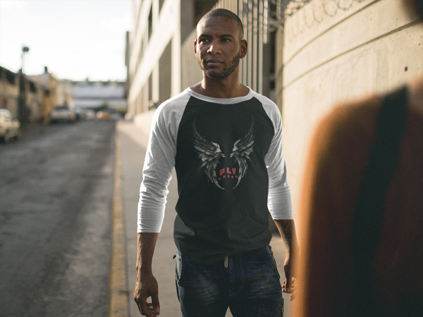 Three-Quarter Sleeve Raglan Shirt