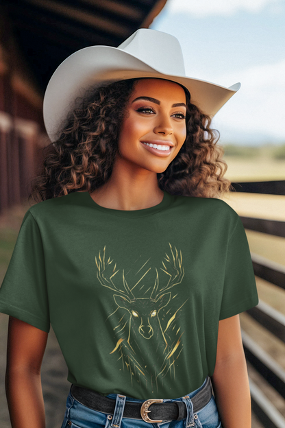 Shirt "Deer" – Soft & Comfortable Graphic Tee for Nature Lovers