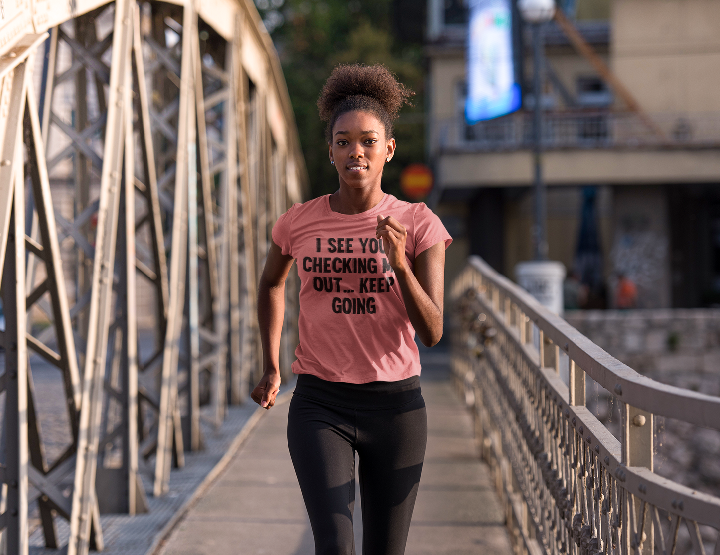 Shirt "I See You Checking Me Out… Keep Going" – Bold & Playful Tee