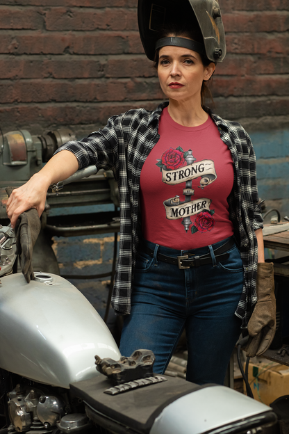 Shirt Strong As a Mother – Soft & Comfortable Tee for Moms - Unique Gift Idea