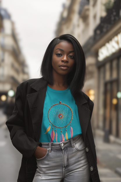 Shirt  "Dreamcatcher" – Soft Bohemian Graphic Tee for Free Spirits & Nature Lovers