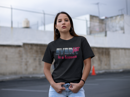 Shirt "Every Fall Is A Lesson" – Inspirational Graphic Tee for Growth & Resilience