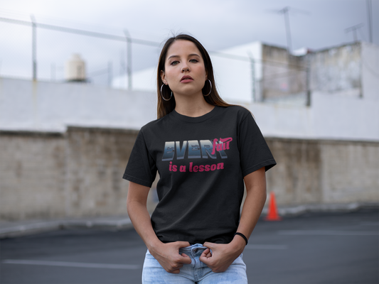 Shirt "Every Fall Is A Lesson" – Inspirational Graphic Tee for Growth & Resilience