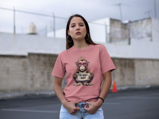 Shirt "I Do What I Want" – Funny Unisex Tee with Attitude - Bold Statement